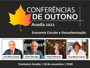 Economia circular e descarbonização é o tema da última “Conferência de Outono”