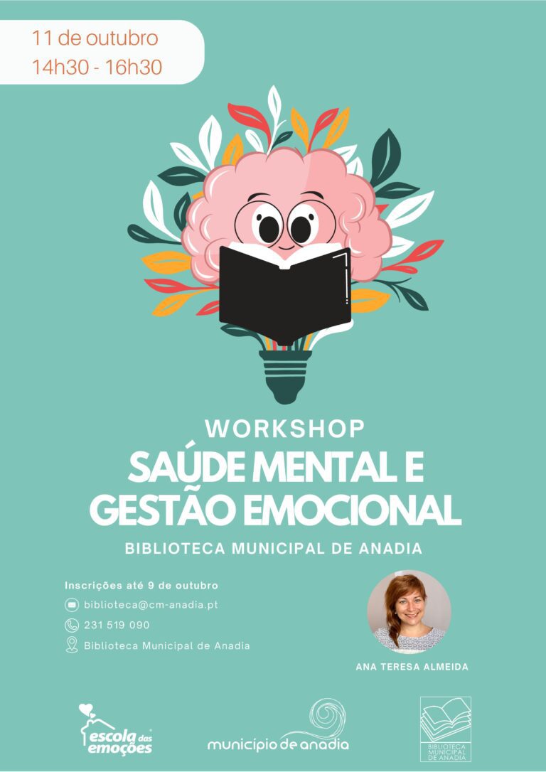 Workshop sobre “Saúde Mental e Gestão Emocional” acontecerá em Anadia