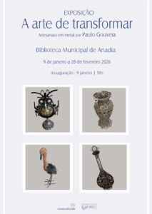 Biblioteca inaugura exposição  sobre “A arte de transformar artesanato em metal”