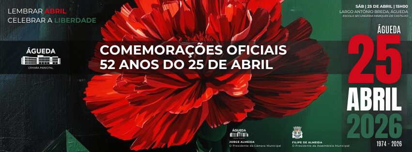 Águeda celebra Abril com desfile associativo, cerimónias oficiais e arte pública