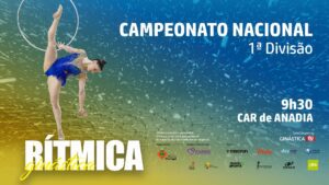 CAR de Anadia recebe este fim de semana Campeonato Nacional de Ginástica Rítmica de 1.ª Divisão
