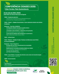 Águeda debate amanhã o futuro sustentável das cidades em conferência