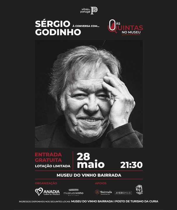 Sérgio Godinho encerra programação de maio no Museu do Vinho