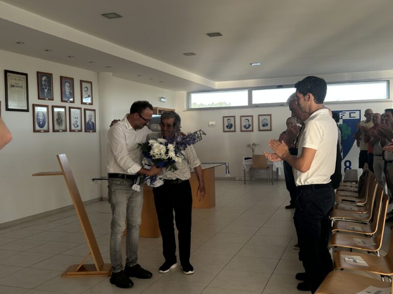 Anadia FC eterniza Joaquim Sereno Marques com inauguração de sala na sede