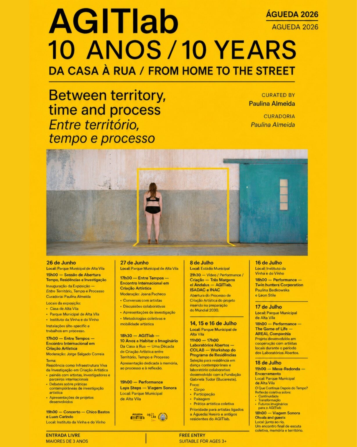 AGITLab celebra 10 anos com programação que cruza arte, território e investigação