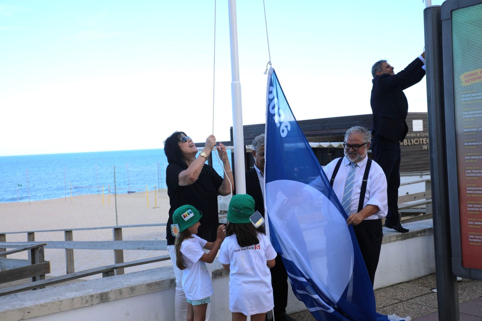 Bandeira Azul içada pelo 36.º ano consecutivo na Praia da Tocha