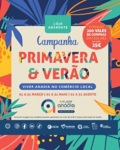3ª fase da Campanha “Primavera & Verão 2026” em Anadia