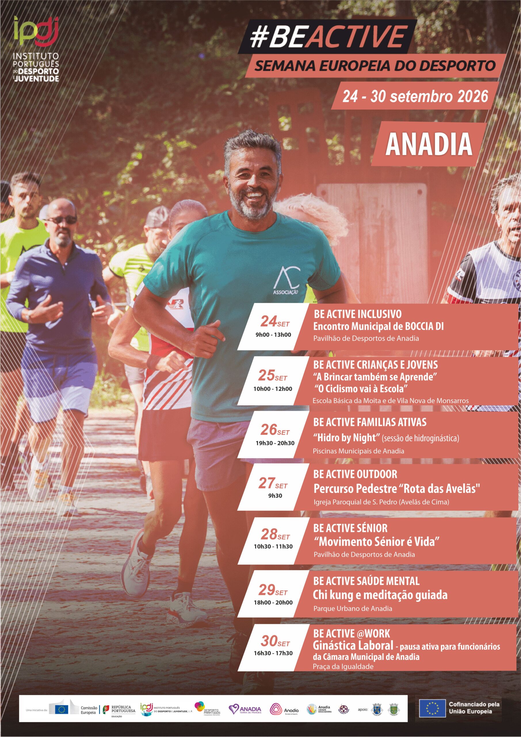 Anadia assinala a “Semana Europeia do Desporto” até quarta
