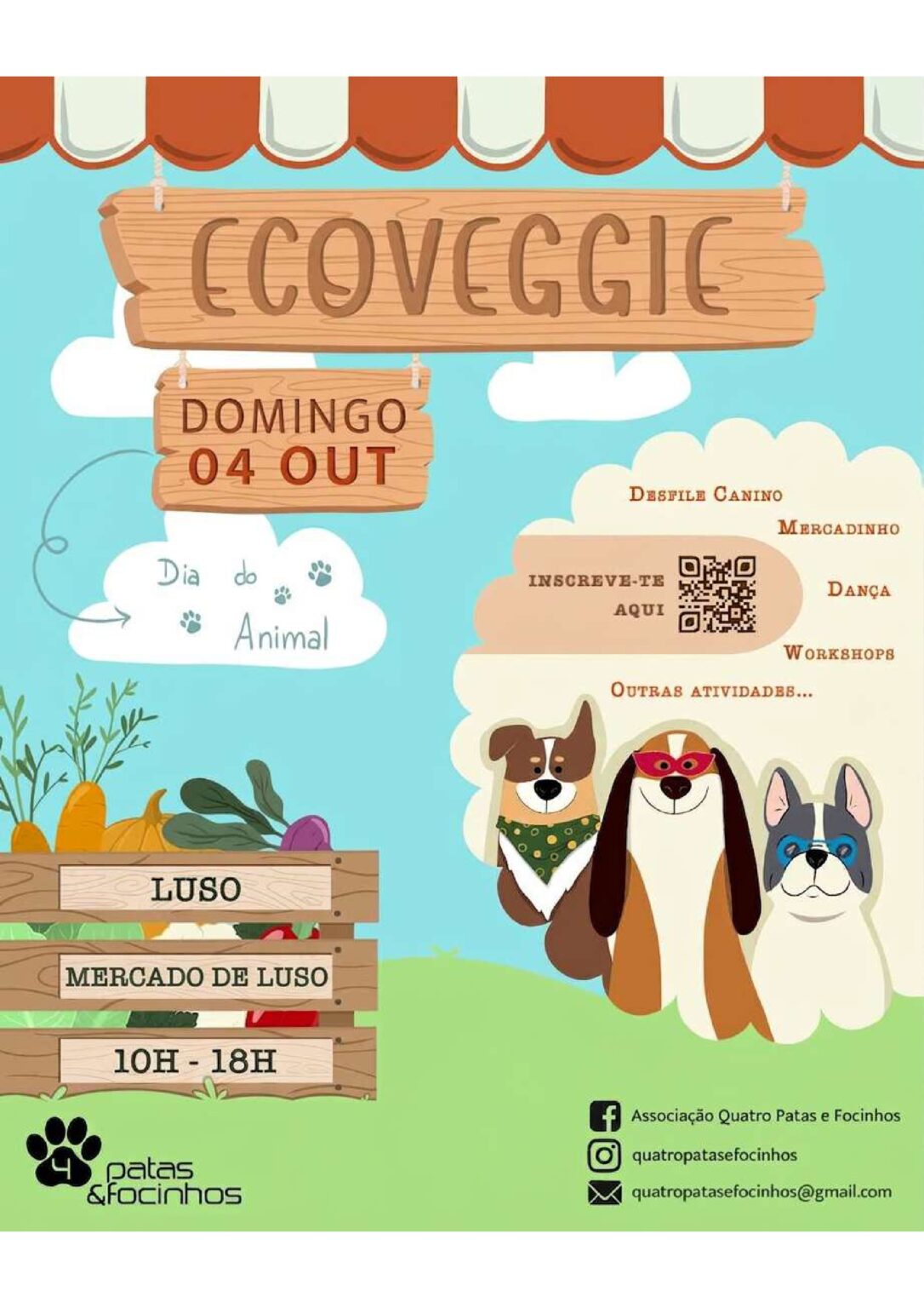 Ecoveggie regressa ao Luso para celebrar o Dia do Animal