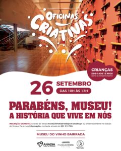 Museu do Vinho Bairrada celebra este domingo 23.º aniversário